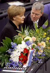 Angela Merkel nach der Wahl  Norbert Roettgen
