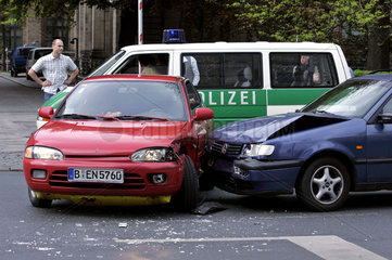 Verkehrsunfall  Unfallaufnahme