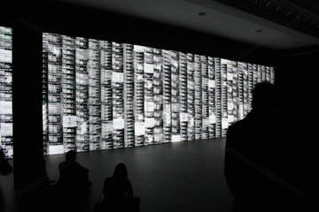 Ryoji Ikeda Installation bei der Transmediale 2010