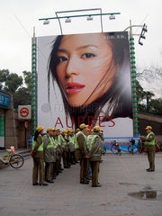 Werbeplakat in Shangai