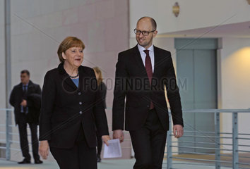 Merkel + Jazenjuk