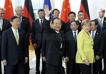 Wen Jiabao + Merkel