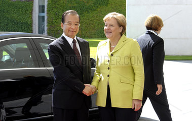 Wen Jiabao + Merkel
