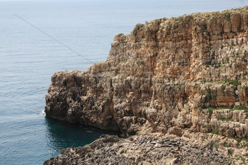 Steilkueste in Apulien