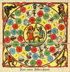 Das neue Affenspiel  Wuerfelspiel  1903