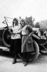 Frauen Helm Auto