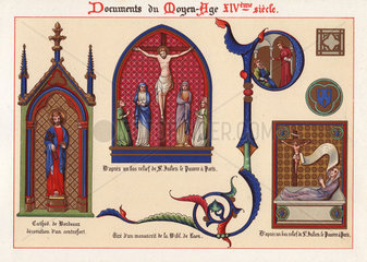 Church decorations and illuminated manuscripts