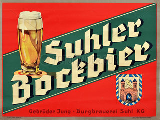 Suhler Bockbier  Werbung  DDR  1961