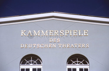 D - Berlin: Kammerspiele des Deutschen Theaters