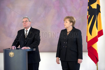 Gauck + Merkel