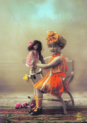 Kind Kleid Puppe 1  1906-12