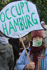 Occupy Hamburg Demo 15.10.2011
