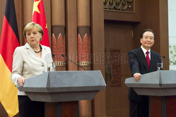 Merkel + Wen Jiabao