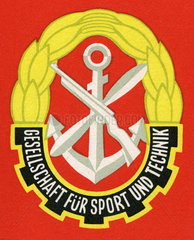 Gesellschaft fuer Sport und Technik  Logo  DDR  1978