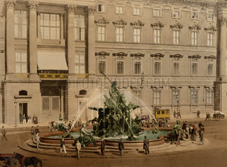 D-Berlin ehem. Stadtschloss fertiggestellt 1698 unter Friedrch I mit Begabrunnen