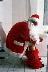 Weihnachtsmann Toilette