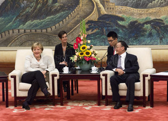 Merkel + Wu Bangguo