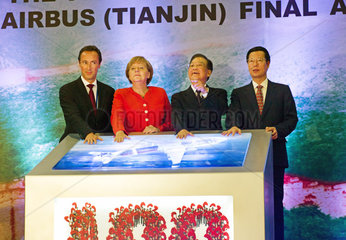 Bregier + Merkel + Wen Jiabao + Zhang Gaoli