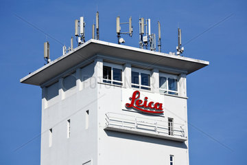 Turm der Leica Microsystems GmbH  Leica-Stammsitz in Wetzlar