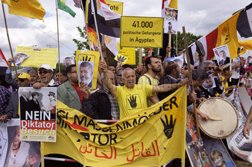 Protest gegen Al-Sisi
