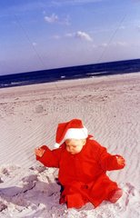 Weihnachskind am Strand