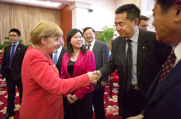 Merkel + Bi Hua