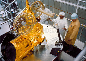 The Geostationary Operational Environmental Satellite (GOES-D)  1980.