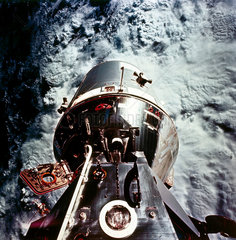 Apollo 9 Command and Service Module in Earth orbit  1969.