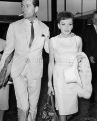 Judy Garland  American singer and actor  with Mark Herron  c 1964