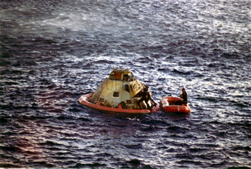 The Apollo 10 Command Module (Capsule)  26th May  1969.
