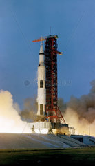 Apollo 13 lifts off  11 April 1970.