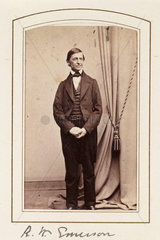 'R W Emerson'  c 1860.