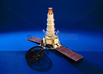 Ranger spacecraft with solar panels extended  1964-1965.
