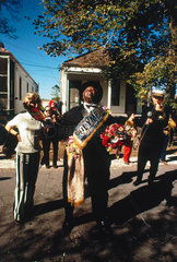 Olympia Brass Band led by Fats Houston  New Orleans  USA  1971.