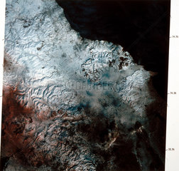 Landsat image of northern England  1982.