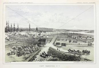 Fort Vancouver  Washington State  USA  1853-1855.