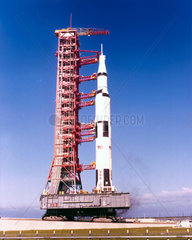 The Apollo 11 Saturn V rocket  1969.