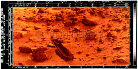 Close-up of the Martian surface from a Viking Lander  1976.