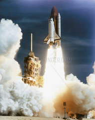 Discovery Space Shuttle taking off at Kennedy Space Center  13 July 1995.