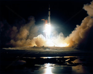 Launch of the Apollo 17 mission  1972.