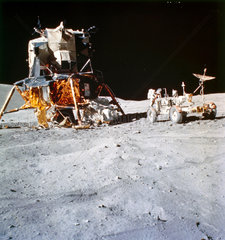Lunar Module and Lunar Rover  1972.