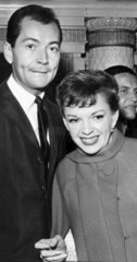 Judy Garland  American singer and actor  with Mark Herron  August 1964.