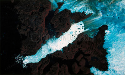 Landsat image of the Greenland Glacier  1982.