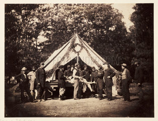 ‘Gettysburg Field Hospital’  Pennsylvania  USA  July 1863.