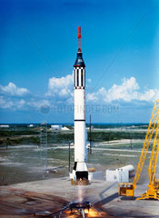 Launch of Alan Shepard's Redstone rocket (MR3)  1961.
