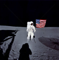 Ed Mitchell on the Moon  February 1971.