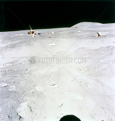 Apollo 15 experiments on the Moon  1971.