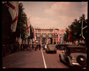 Admiralty Arch  London  1945.