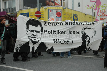 Demonstration Leerstand zu Wohnraum  Hamburg 29.10.2011