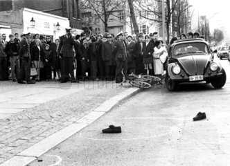 11.4.68 Kurfuerstendamm Attentat auf Rudi Dutschke